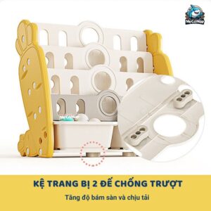 Kệ sách cho bé hình cà rốt