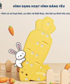 Kệ sách cho bé hình cà rốt