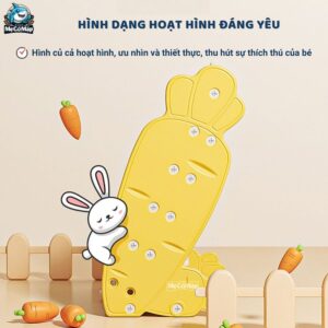 Kệ sách cho bé hình cà rốt