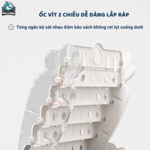 Kệ sách cho bé hình cà rốt