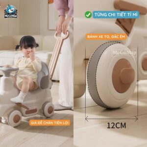 Ngựa bập bênh 3in1 Pakey RH02