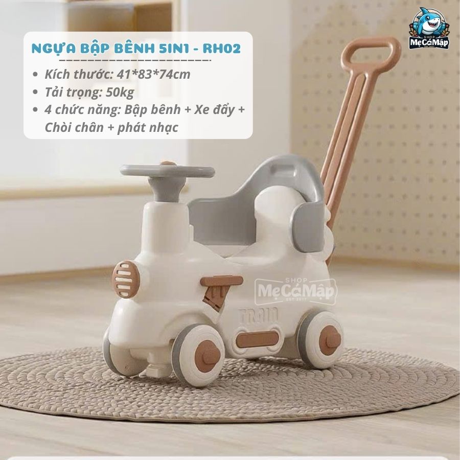 Ngựa bập bênh 3in1 Pakey RH02