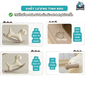 Ngựa bập bênh Pakey 2in1 RH01 23 Ngựa bập bênh 2in1 RH01