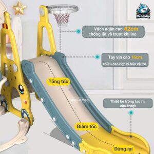 Cầu trượt xích đu Pakey ô tô 23 CTXĐ Pakey Ô tô Thường