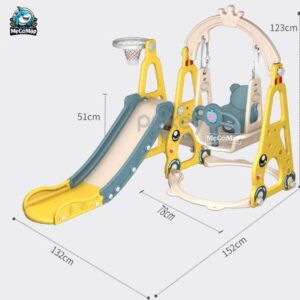 Cầu trượt xích đu Pakey ô tô 18 CTXĐ Pakey Ô tô Thường