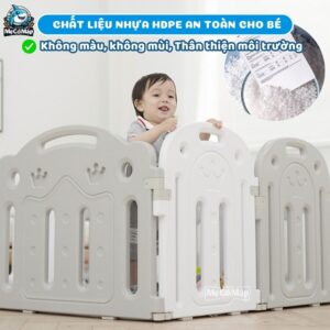 Quây cũi nhựa liên hoàn pakey vương miện