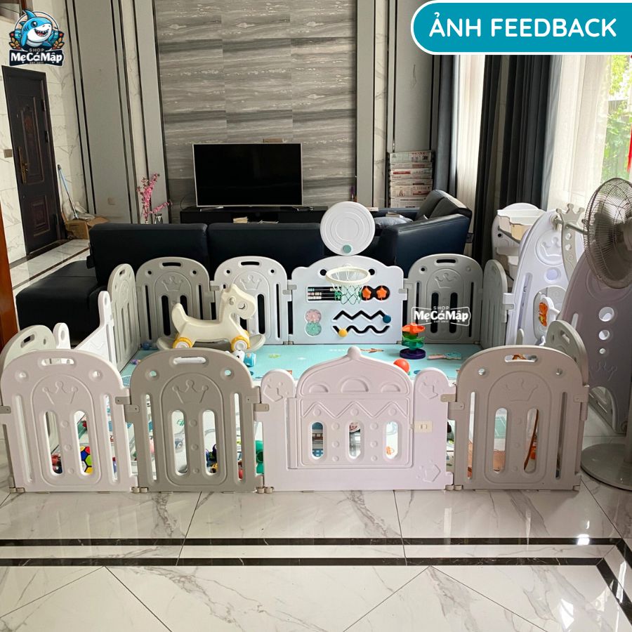Quây cũi liên hoàn Pakey Vương miện 48 Quây cũi nhựa liên hoàn pakey vương miện