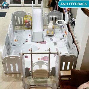 Quây cũi nhựa liên hoàn pakey vương miện