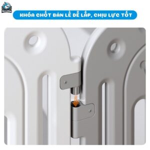 Quây cũi nhựa Pakey Vương Miện 27 Quây cũi nhựa cho bé Vương Miệng