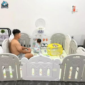 Quây cũi nhựa Pakey Vương Miện 37 Quây cũi nhựa cho bé Vương Miệng