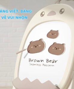 Bộ bảng học từ tính kèm ghế ngồi Gà Nâu