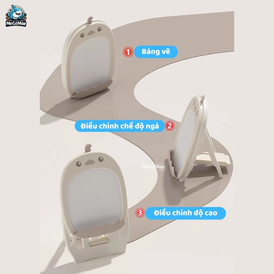 Bộ bảng học kèm ghế ngồi Gà Nâu 54 Bộ bảng học từ tính kèm ghế ngồi Gà Nâu