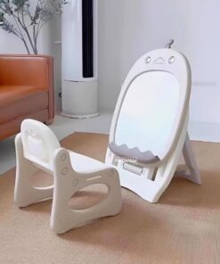 Bộ bảng học từ tính kèm ghế ngồi Gà Nâu