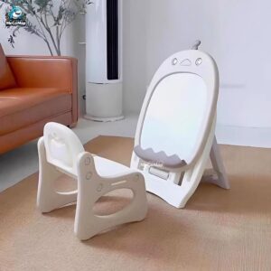 Bộ bảng học kèm ghế ngồi Gà Nâu 44 Bộ bảng học từ tính kèm ghế ngồi Gà Nâu