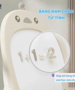 Bộ bảng học từ tính kèm ghế ngồi Gà Nâu