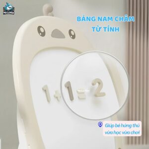 Bộ bảng học kèm ghế ngồi Gà Nâu 40 Bộ bảng học từ tính kèm ghế ngồi Gà Nâu