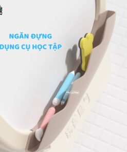 Bộ bảng học từ tính kèm ghế ngồi Gà Nâu