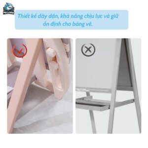 Bộ bảng học kèm ghế ngồi Gà Nâu 31 Bộ bảng học từ tính kèm ghế ngồi Gà Nâu