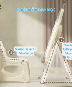 Bộ bảng học từ tính kèm ghế ngồi Gà Nâu