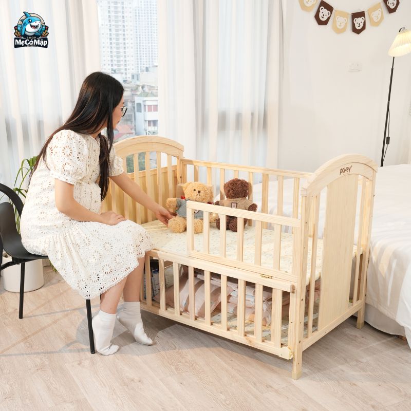 Hướng dẫn cách lắp nôi em bé đúng chuẩn, nhanh chóng 6 Chọn một khu vực phẳng, thoáng mát, không bị vướng đồ đạc để lắp nôi em bé