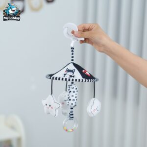 Đồ chơi treo nôi hình chuông gió 32 Đồ chơi treo nôi Happy Monkey hình chuông gió