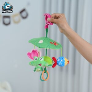Đồ chơi treo nôi hình chuông gió 33 Đồ chơi treo nôi Happy Monkey hình chuông gió