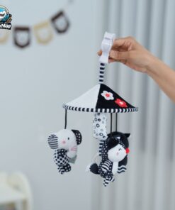 Đồ chơi treo nôi Happy Monkey hình chuông gió