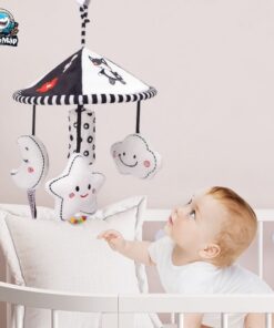 Đồ chơi treo nôi Happy Monkey hình chuông gió