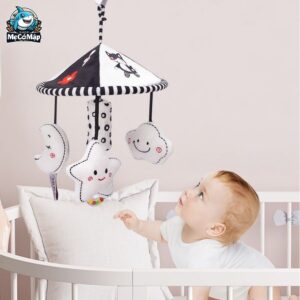 Đồ chơi treo nôi hình chuông gió 28 Đồ chơi treo nôi Happy Monkey hình chuông gió