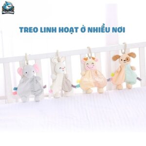 Đồ chơi treo nôi Happy Monkey T179 hình voi thỏ