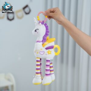 Đồ chơi treo nôi TMH278 hình kỳ lân trắng 16 Đồ chơi treo nôi Happy Monkey TMH278 hình kỳ lân trắng