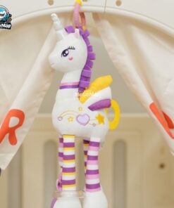 Đồ chơi treo nôi Happy Monkey TMH278 hình kỳ lân trắng