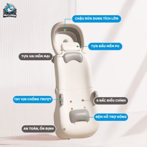 Ghế gội đầu Pakey P-GD02 50 Ghế gội đầu Pakey P-GD02