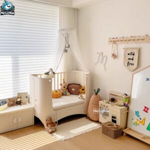 Nôi cũi nhựa Pakey P-NN01, P-NN02