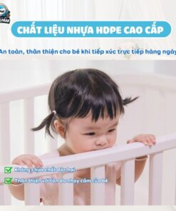 Nôi cũi nhựa Pakey P-NN01, P-NN02