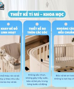 Nôi cũi nhựa Pakey P-NN01, P-NN02