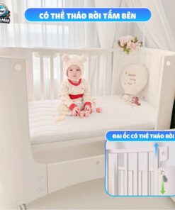 Nôi cũi nhựa Pakey P-NN01, P-NN02