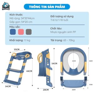 Thang bô bồn cầu Pakey P-PC03 32 Thang bô bồn cầu PAKEY P-PC03