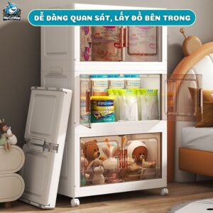 Tủ nhựa đựng đồ HC01-S 27 Tủ nhựa đựng đồ HC01-S