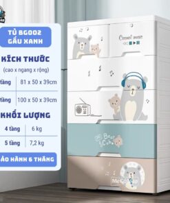 Tủ nhựa đựng đồ cho bé BG002