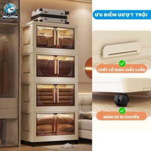 Tủ nhựa cho bé HC02-S