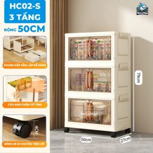 Tủ nhựa cho bé HC02-S