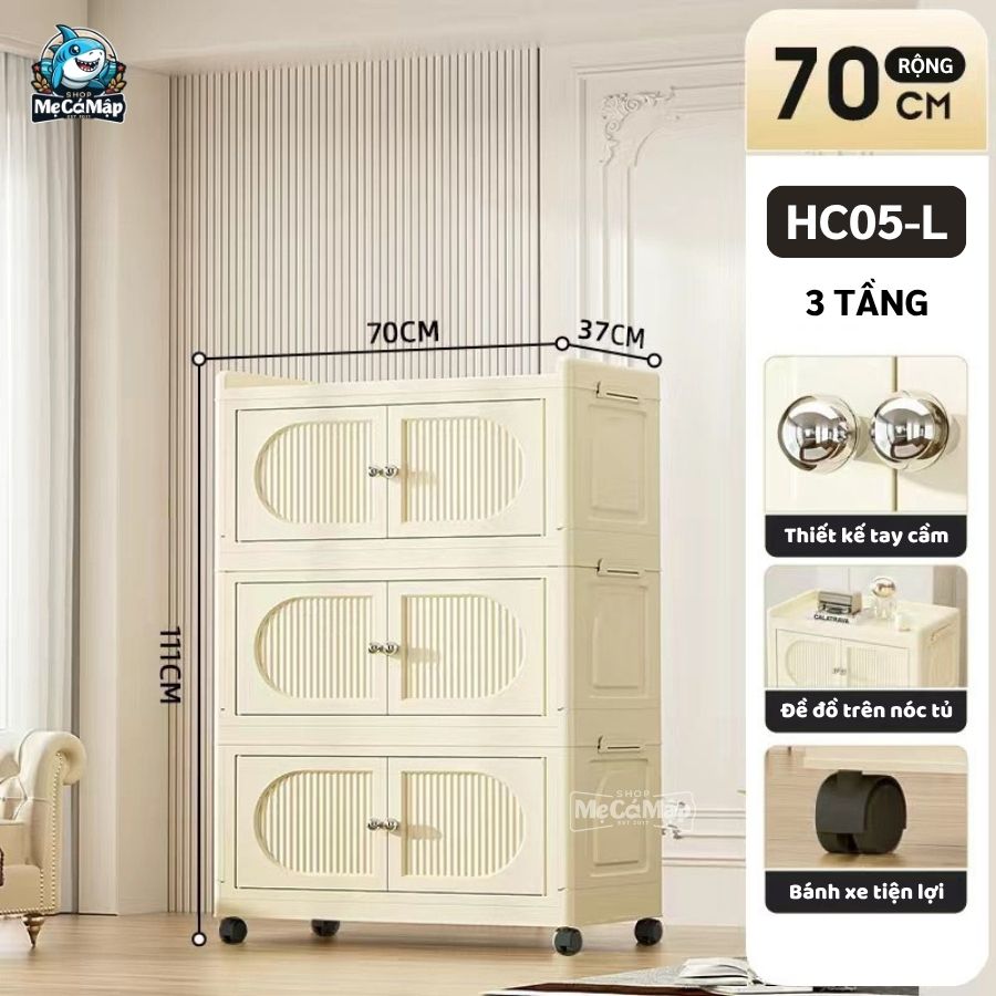 Tủ nhựa gấp gọn HC05