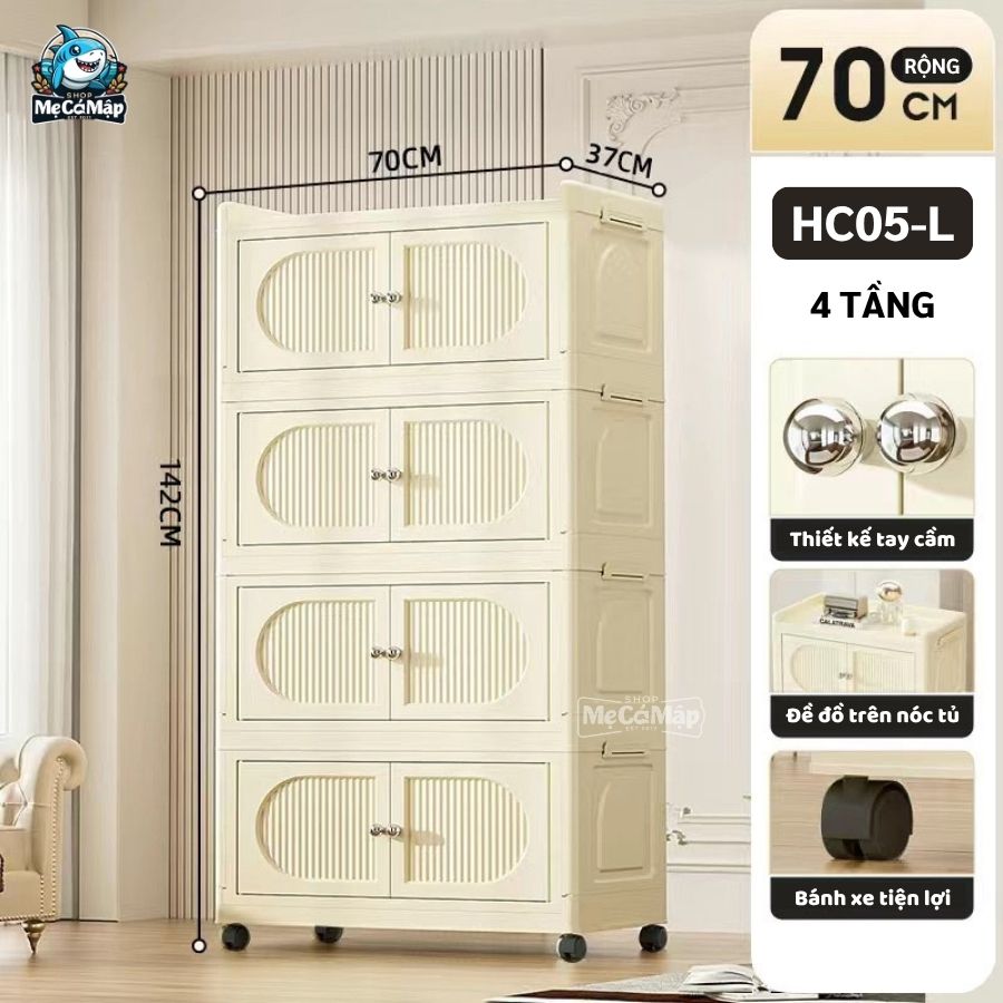 Tủ nhựa gấp gọn HC05