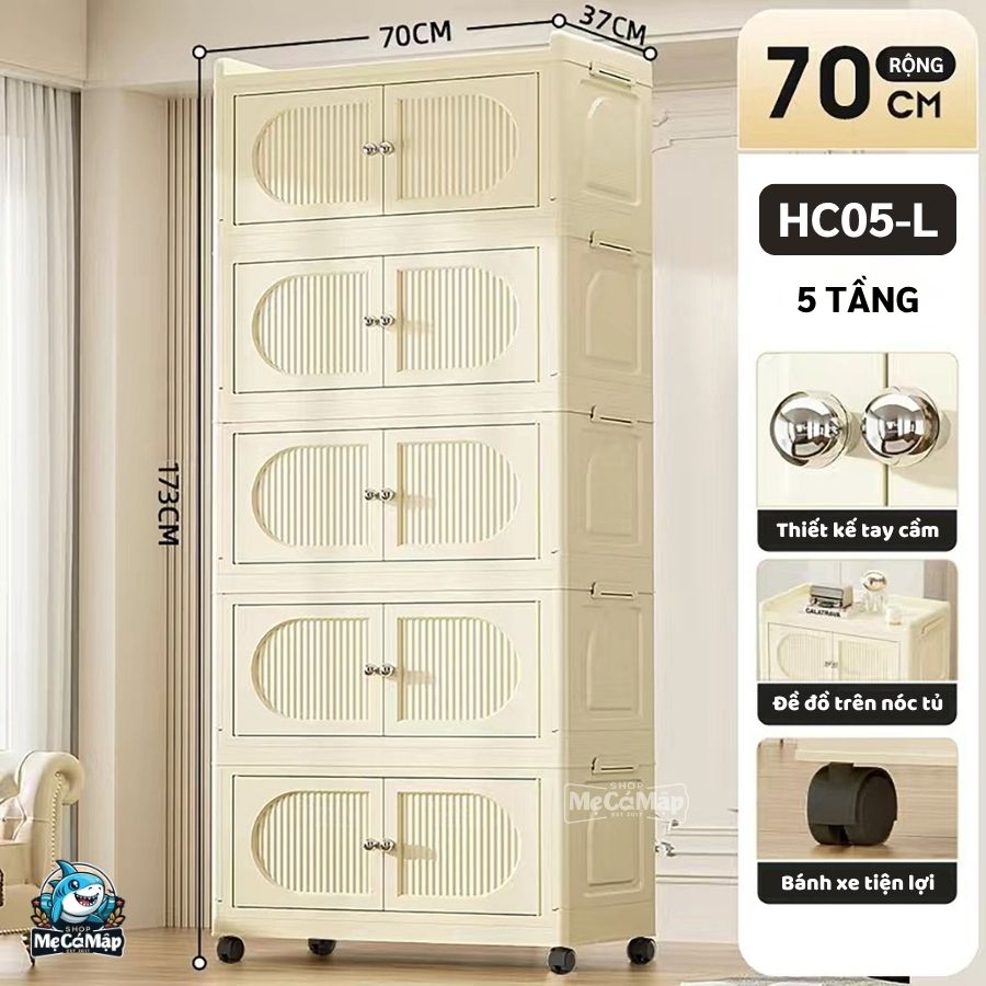 Tủ nhựa gấp gọn HC05