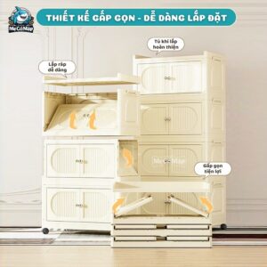 Tủ nhựa gấp gọn HC05