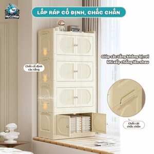 Tủ nhựa gấp gọn HC05
