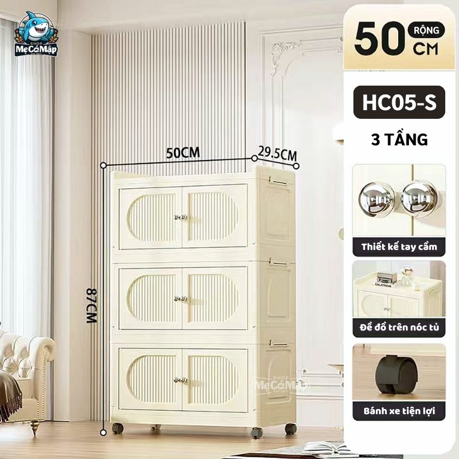 Tủ nhựa gấp gọn HC05