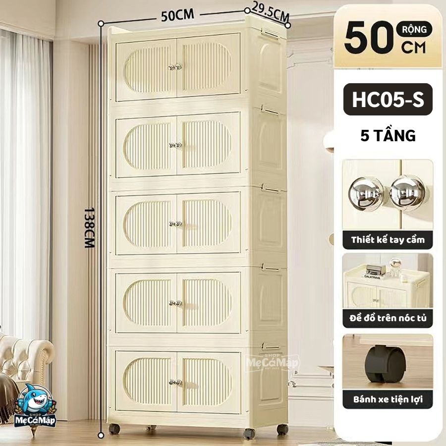 Tủ nhựa gấp gọn HC05