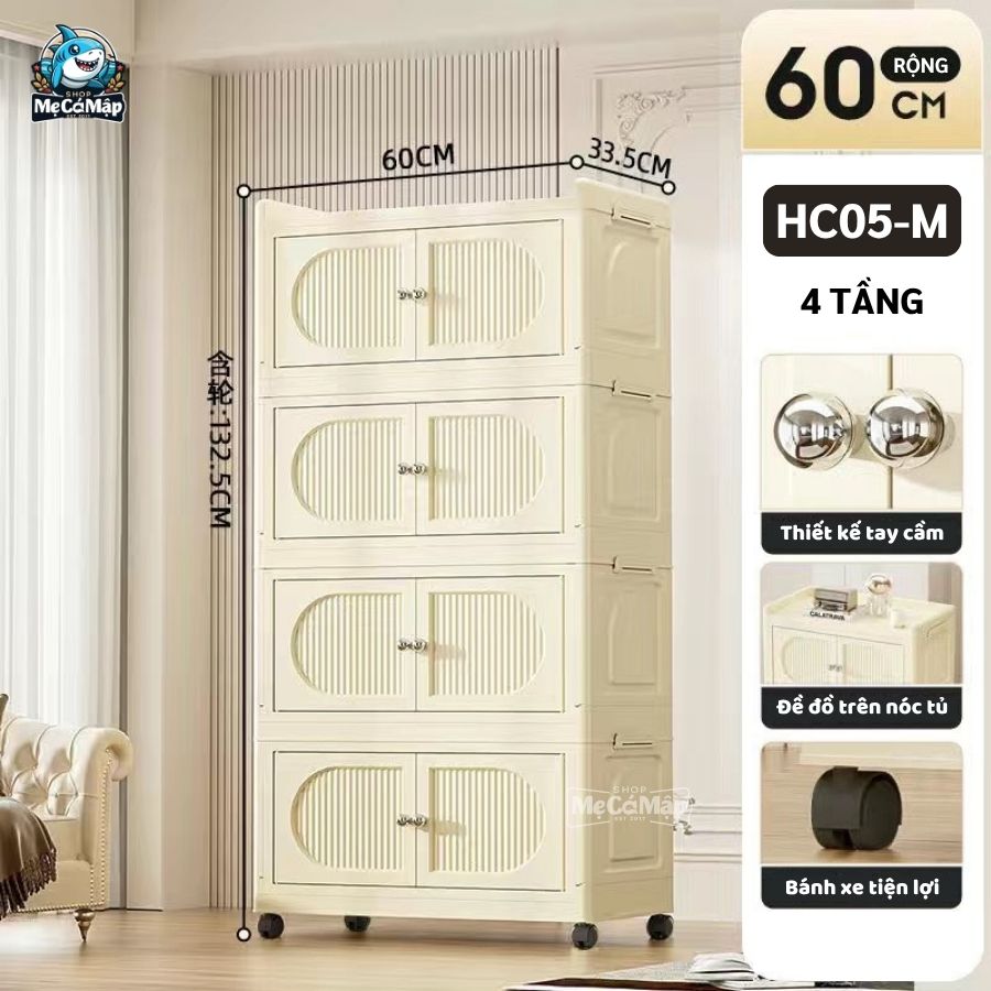 Tủ nhựa gấp gọn HC05